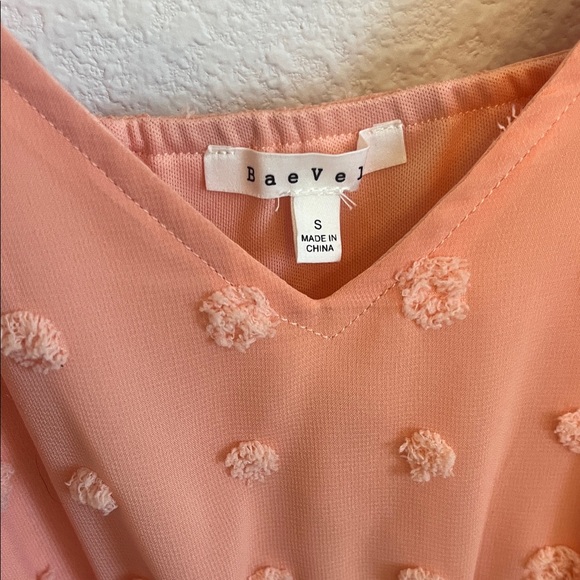 Peach Sleeveless Dress - Picture 5 of 5